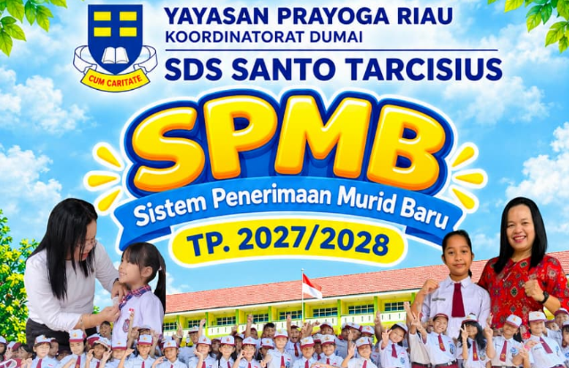 SPMB T.P.2027 / 2028 SD Swasta Santo Tarcisius